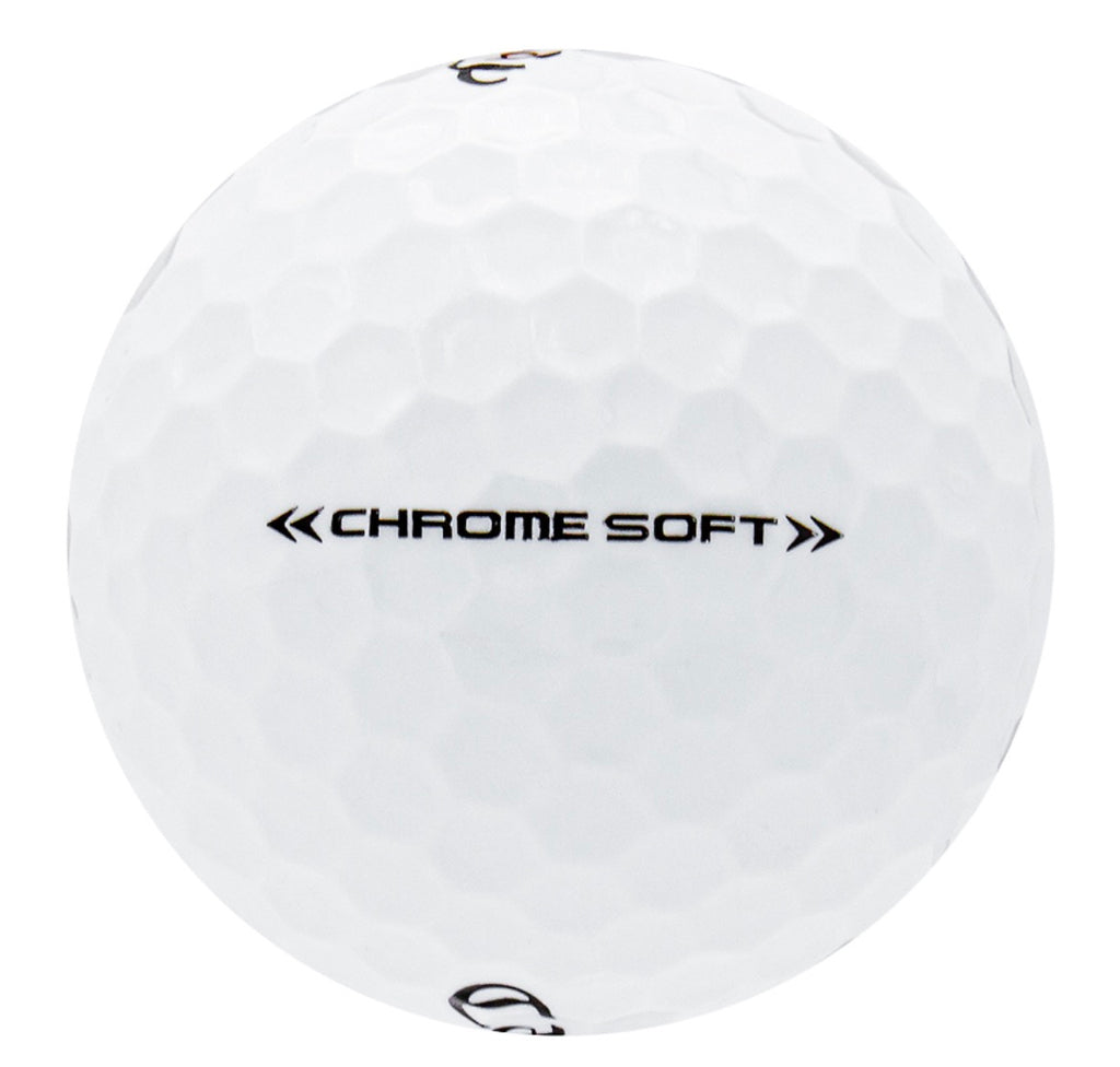 Callaway Chrome Soft Golf Balls, One Dozen, Good/3A Quality, Recycled