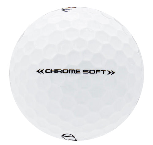 Callaway Chrome Soft Golf Balls, One Dozen, Good/3A Quality, Recycled