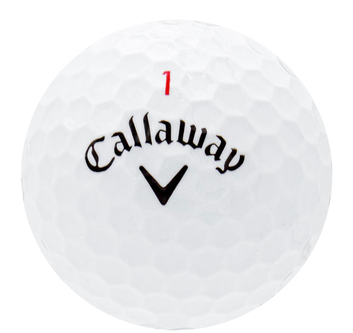 Callaway Chrome Soft Golf Balls, One Dozen, Good/3A Quality, Recycled