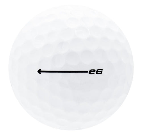 Bridgestone E6 Golf Balls, One Dozen, Good/3A Quality, Recycled
